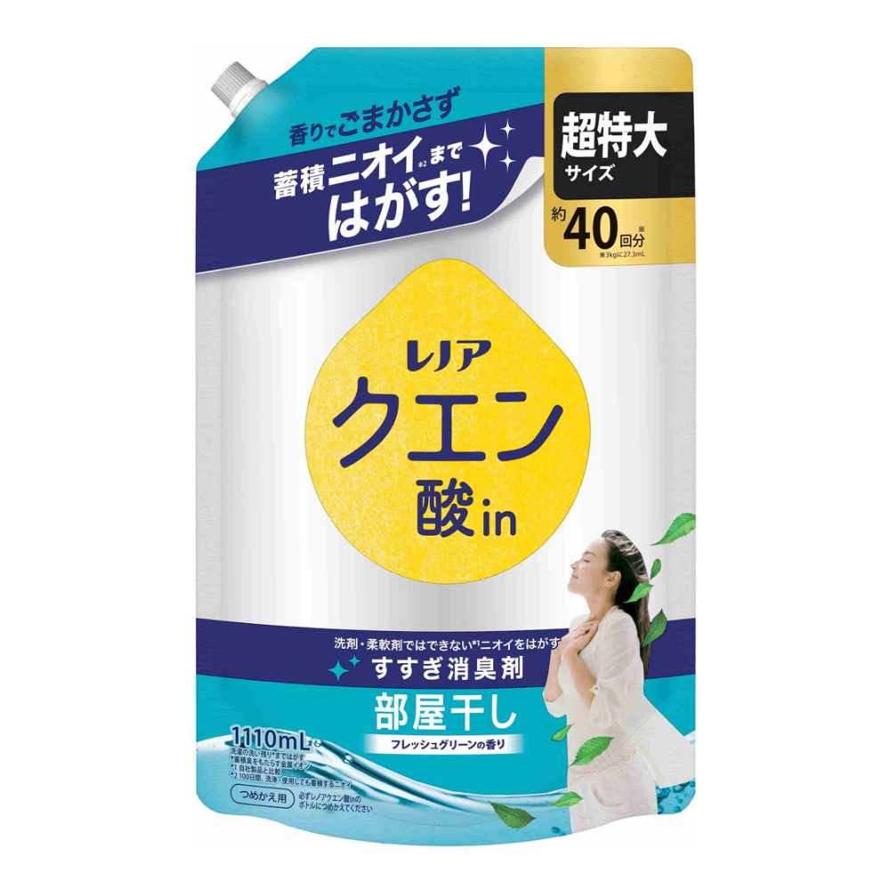 レノア　クエン酸ｉｎ超消臭　フレッシュグリーンの香り　詰替超特大サイズ