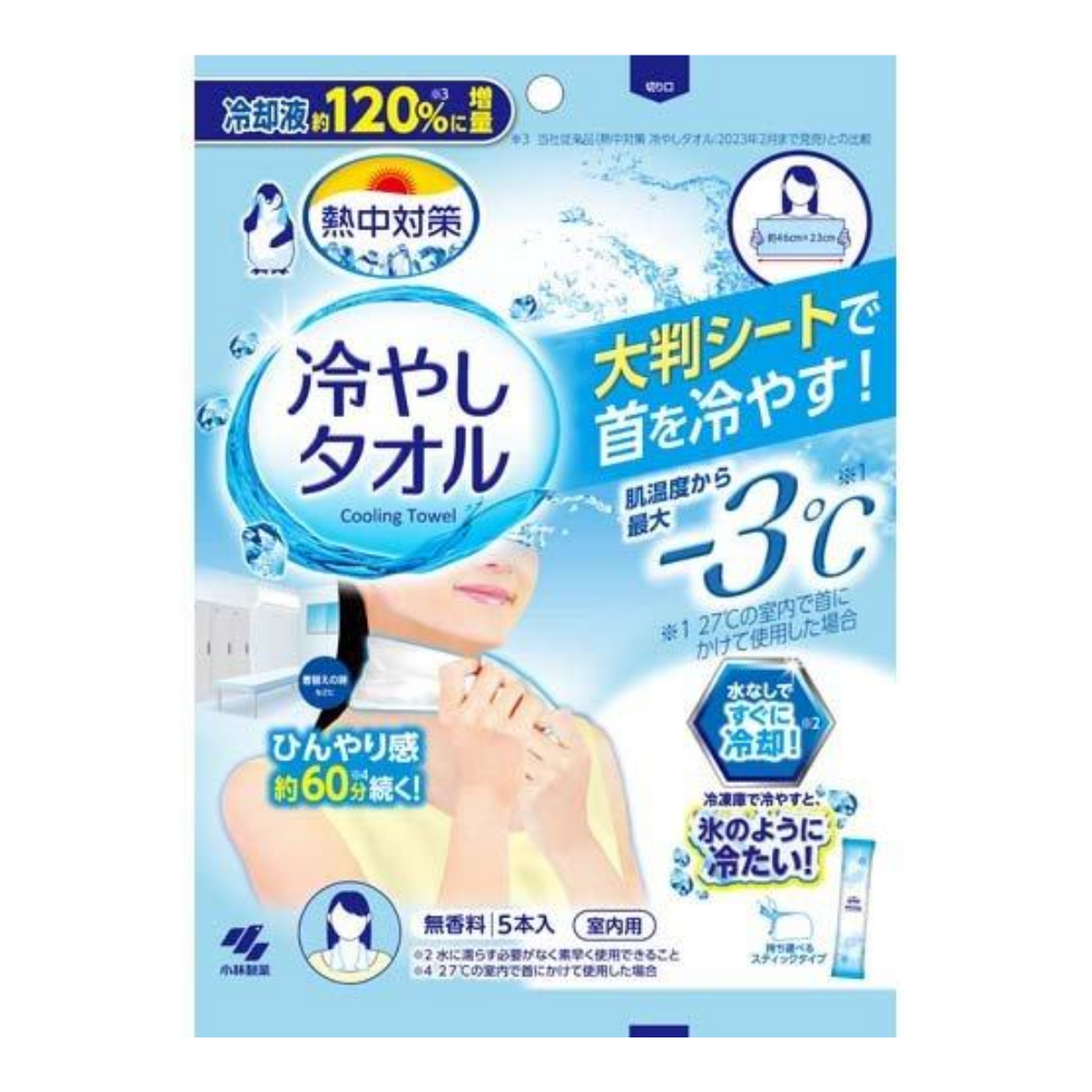 熱中対策　冷やしタオル