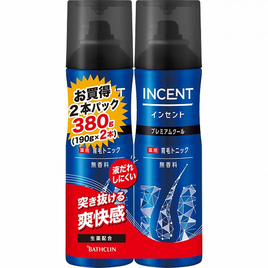 インセント 薬用育毛トニック プレミアムクール 無香料