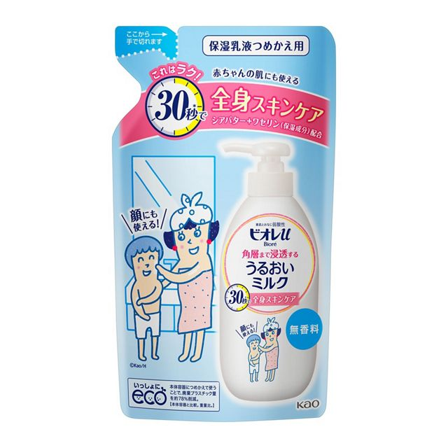 ビオレｕ 角質まで浸透するうるおいミルク 無香料 詰替
