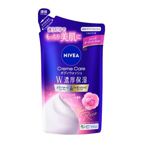 ニベア クリームケアボディウォッシュ Ｗ濃厚保湿 フレンチガーデンローズの香り 詰替
