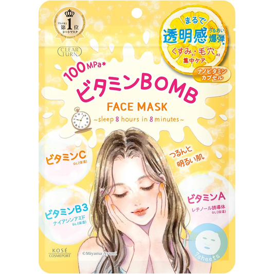 クリアターン ビタミンＢＯＭＢマスク